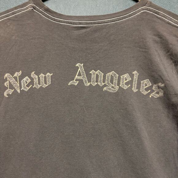 Coexist New Angeles Shirt Grunge Faded Skater Streetwear Comfy Cozy Made in USA - Picture 4 of 10